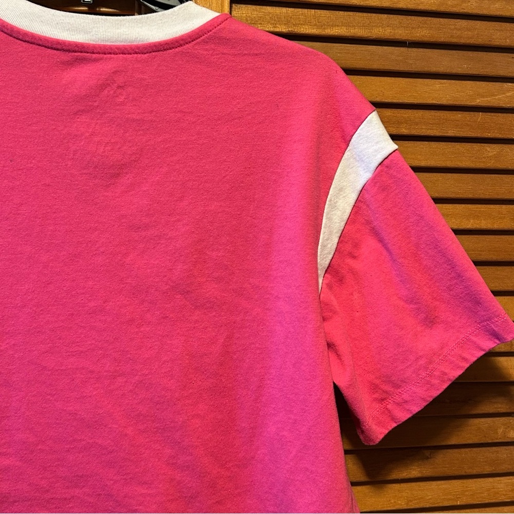 Mattel Barbie Pink V-Neck Cropped Top - Picture 10 of 12
